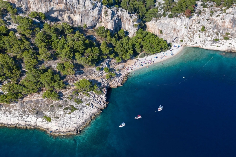 Makarska legjobb strandjai családok számára